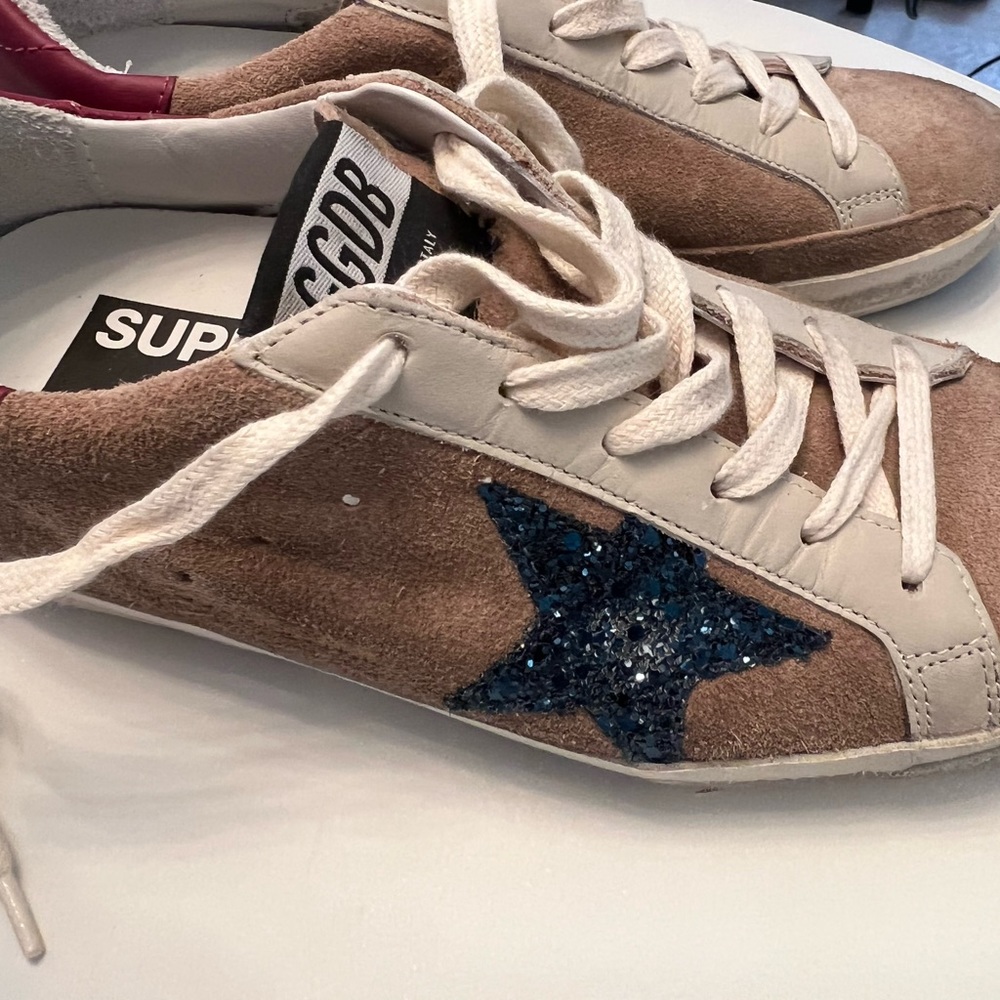 Golden Goose Superstar Dessert Suede-Blue - Size 36 - Women’s - Picture 3 of 16